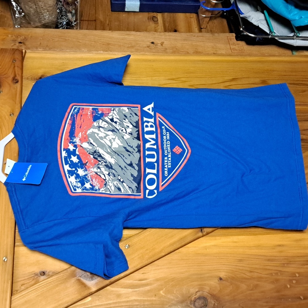 Columbia uisex tee ptp17.5" tee
